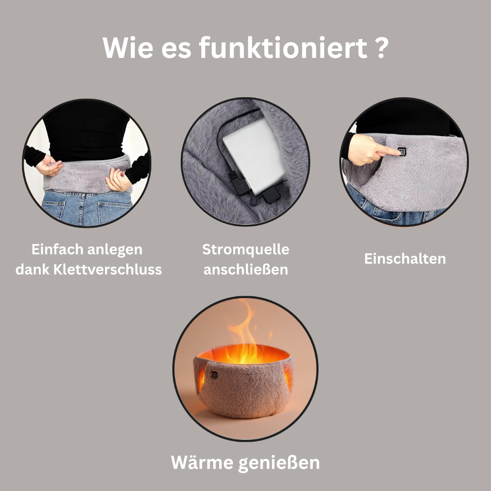 Warmzy | Beheizbare  Kristallsamt Wärmeflasche